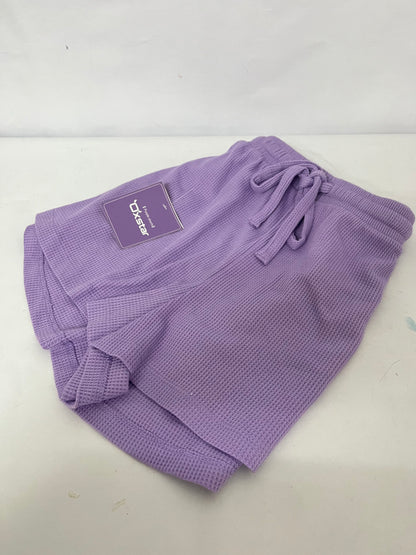 Oxstar Womens Waffle Knit Pajama Shorts Soft Drawstring Lounge bottoms Casual Workout Shorts with Pockets