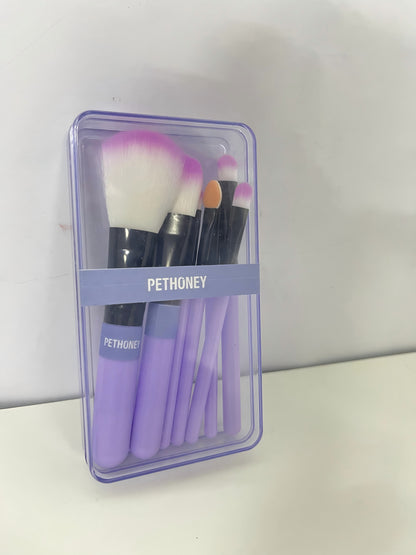 【PETHONEY Purple Cosmetic Brush Set】—— Stylish & Versatile Tool Kit for Makeup Enthusiasts
