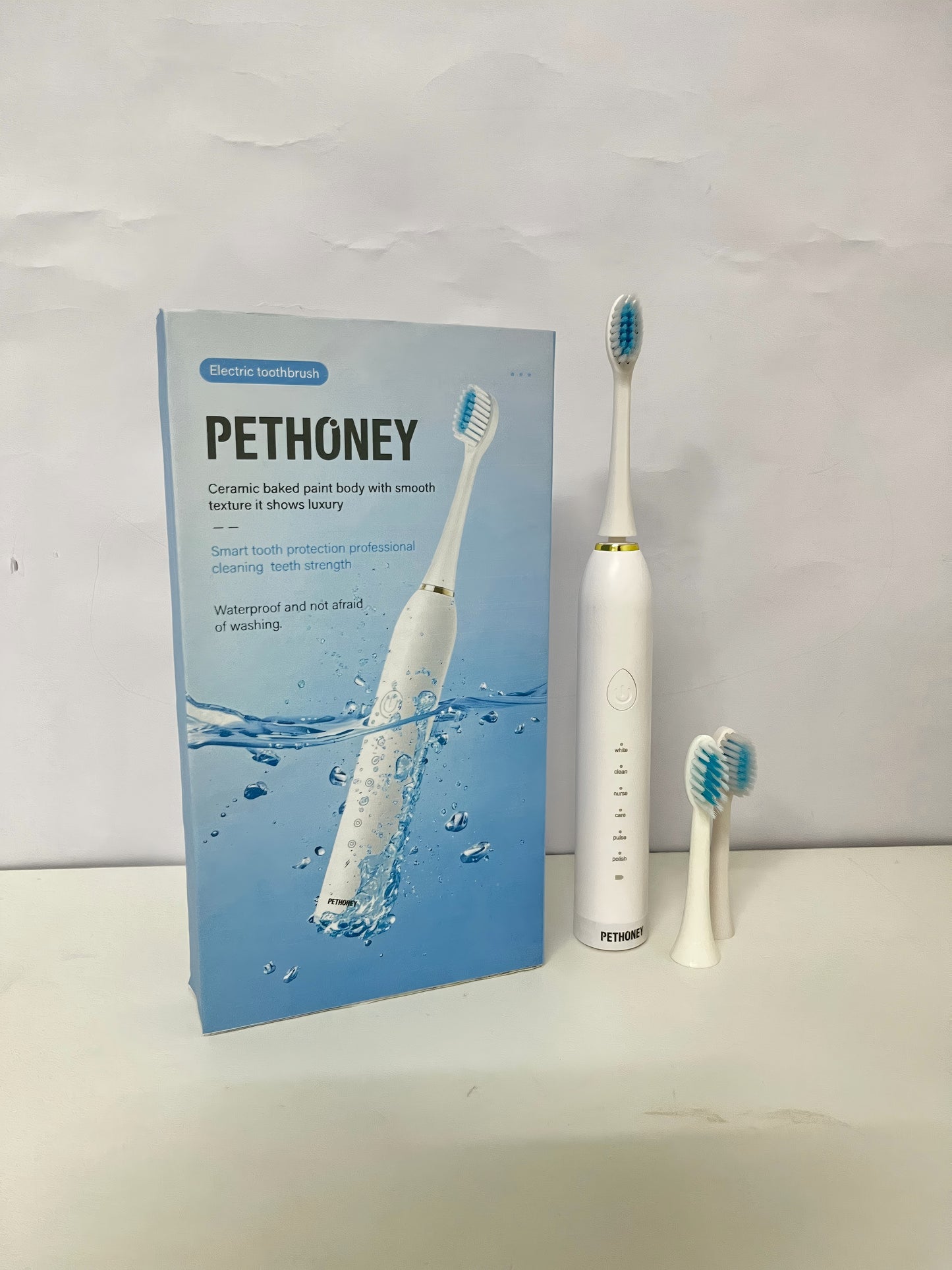 【PETHONEY Ceramic-Baked Electric Toothbrush】—— Luxurious & Effective Oral Care Tool