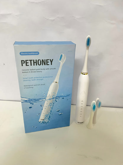 【PETHONEY Ceramic-Baked Electric Toothbrush】—— Luxurious & Effective Oral Care Tool