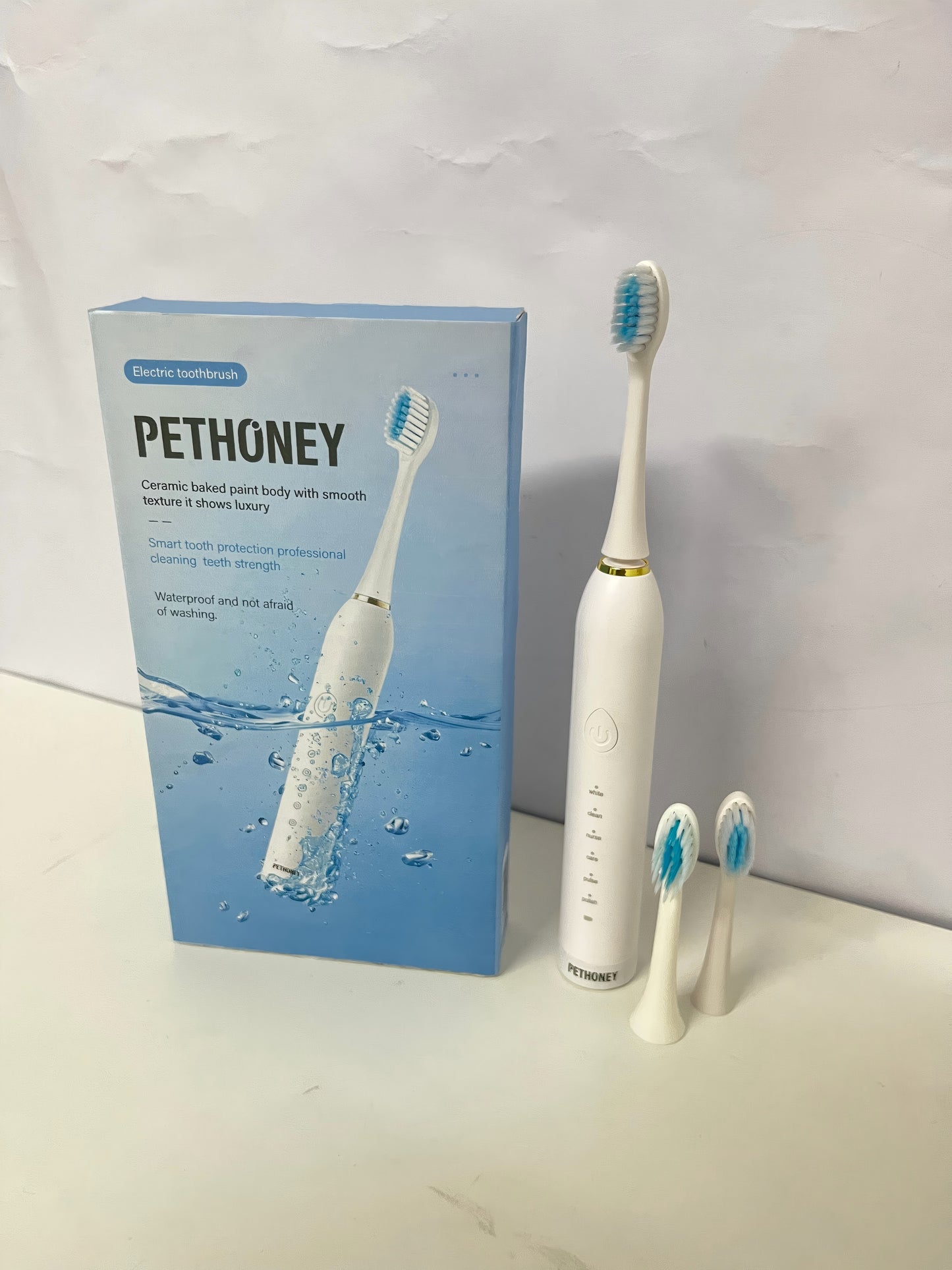 【PETHONEY Ceramic-Baked Electric Toothbrush】—— Luxurious & Effective Oral Care Tool