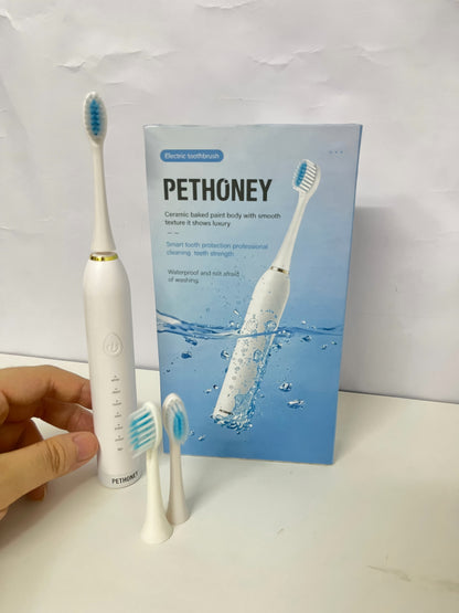 【PETHONEY Ceramic-Baked Electric Toothbrush】—— Luxurious & Effective Oral Care Tool