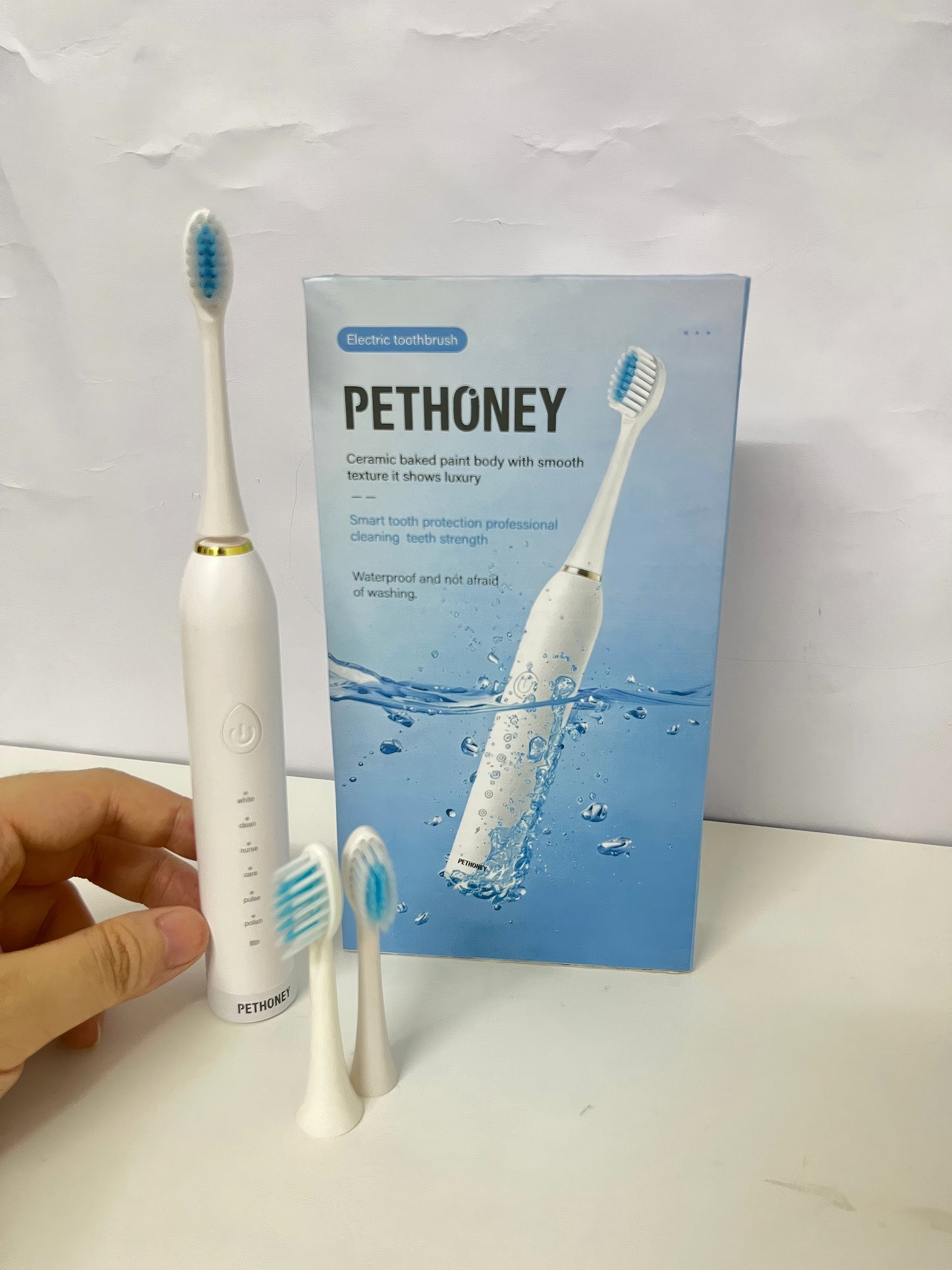 【PETHONEY Ceramic-Baked Electric Toothbrush】—— Luxurious & Effective Oral Care Tool