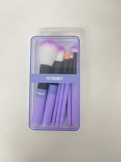 【PETHONEY Purple Cosmetic Brush Set】—— Stylish & Versatile Tool Kit for Makeup Enthusiasts