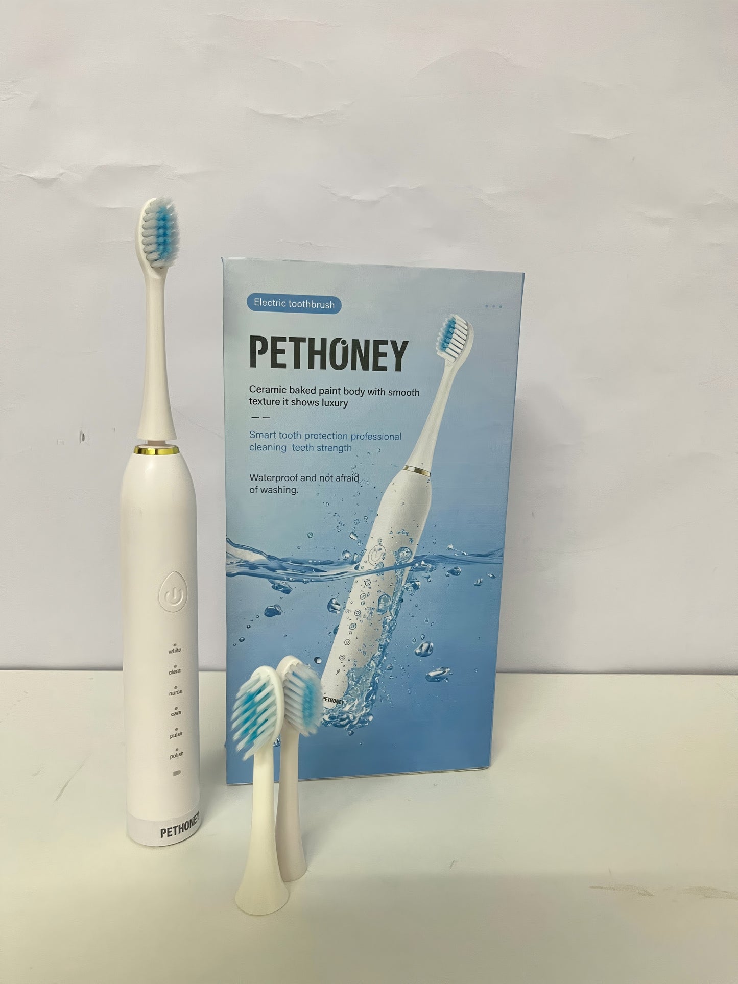 【PETHONEY Ceramic-Baked Electric Toothbrush】—— Luxurious & Effective Oral Care Tool
