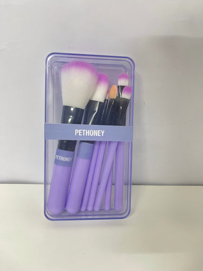 【PETHONEY Purple Cosmetic Brush Set】—— Stylish & Versatile Tool Kit for Makeup Enthusiasts