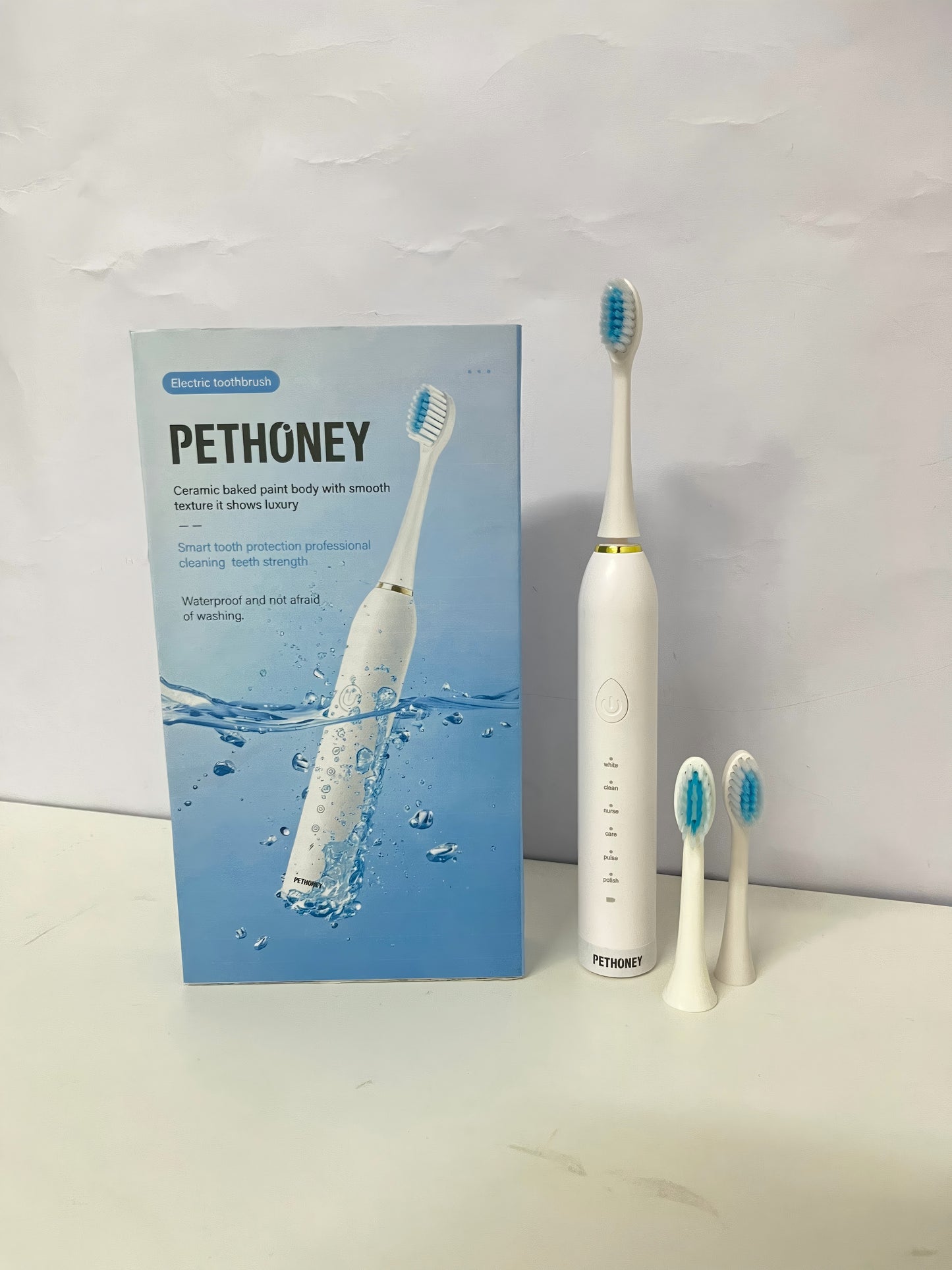 【PETHONEY Ceramic-Baked Electric Toothbrush】—— Luxurious & Effective Oral Care Tool