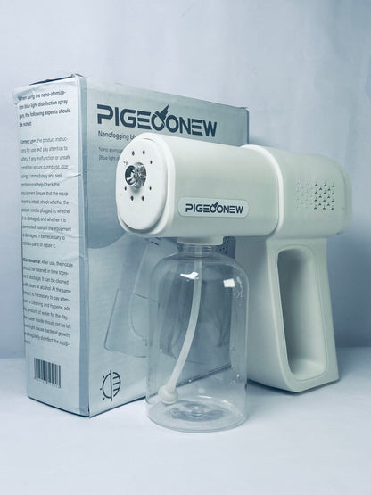 PIGEOONEW  Power-operated sprayers - Cordless Nano Sprayer for Cleaning - Portable Misting Tool for Home & Garden - Hydrating Mist Gun for Plants - Lightweight Handheld Nano Spray Machine (380ml)