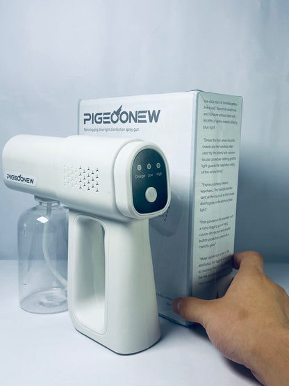 PIGEOONEW  Power-operated sprayers - Cordless Nano Sprayer for Cleaning - Portable Misting Tool for Home & Garden - Hydrating Mist Gun for Plants - Lightweight Handheld Nano Spray Machine (380ml)