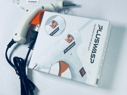 PLUSWASP Hot Glue Gun Kit, Fast Preheating Hot Melt, High Temp for School Crafts DIY Arts and Quick Home Repairs (20w)