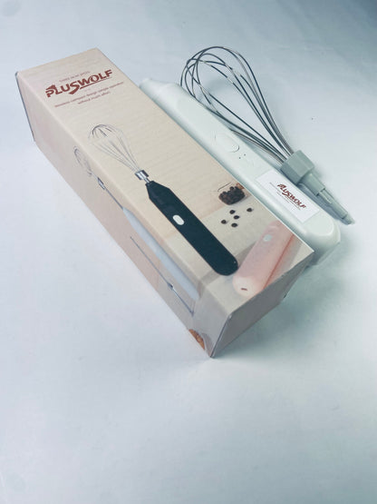 PLUSWOLF Electric egg beaters Electric Handheld Mixers USB Rechargeable Cordless Hand Mixers Foamer Eggs Beater Milk Frothers Kitchen Cooking Tool