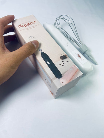 PLUSWOLF Electric egg beaters Electric Handheld Mixers USB Rechargeable Cordless Hand Mixers Foamer Eggs Beater Milk Frothers Kitchen Cooking Tool
