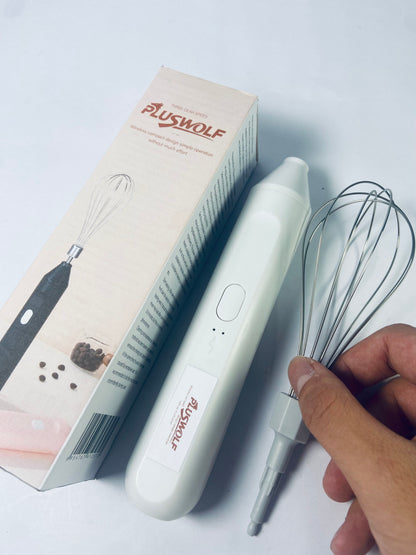 PLUSWOLF Electric egg beaters Electric Handheld Mixers USB Rechargeable Cordless Hand Mixers Foamer Eggs Beater Milk Frothers Kitchen Cooking Tool
