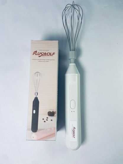 PLUSWOLF Electric egg beaters Electric Handheld Mixers USB Rechargeable Cordless Hand Mixers Foamer Eggs Beater Milk Frothers Kitchen Cooking Tool