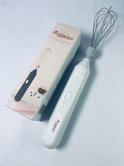 PLUSWOLF Electric egg beaters Electric Handheld Mixers USB Rechargeable Cordless Hand Mixers Foamer Eggs Beater Milk Frothers Kitchen Cooking Tool