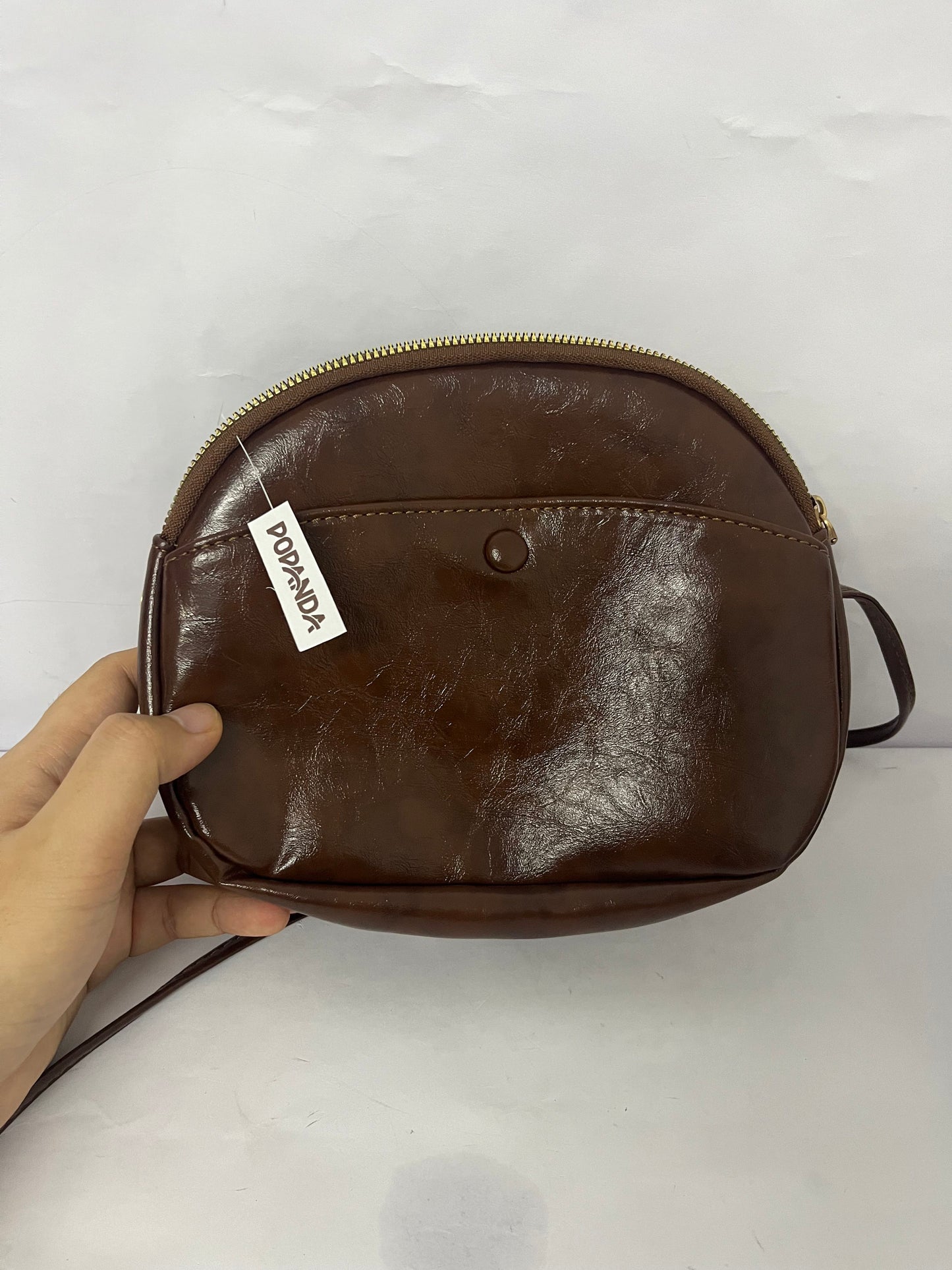 POPANDA Crossbody Bags for Women Circle Purse Shoulder Bag Handbag