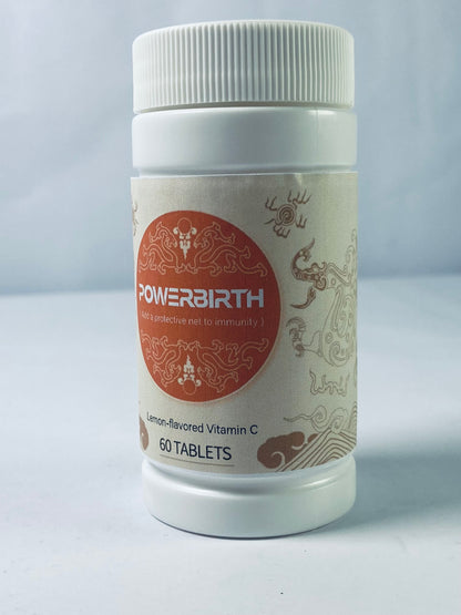 POWERBIRTH Vitamin tablets Vitamin C 1000mg Effervescent Tablets - Potent Immune Support VIT C with Zinc Supplement - Sugar-Free & Vegan Formula | Dissolvable Vitamin C Tablets
