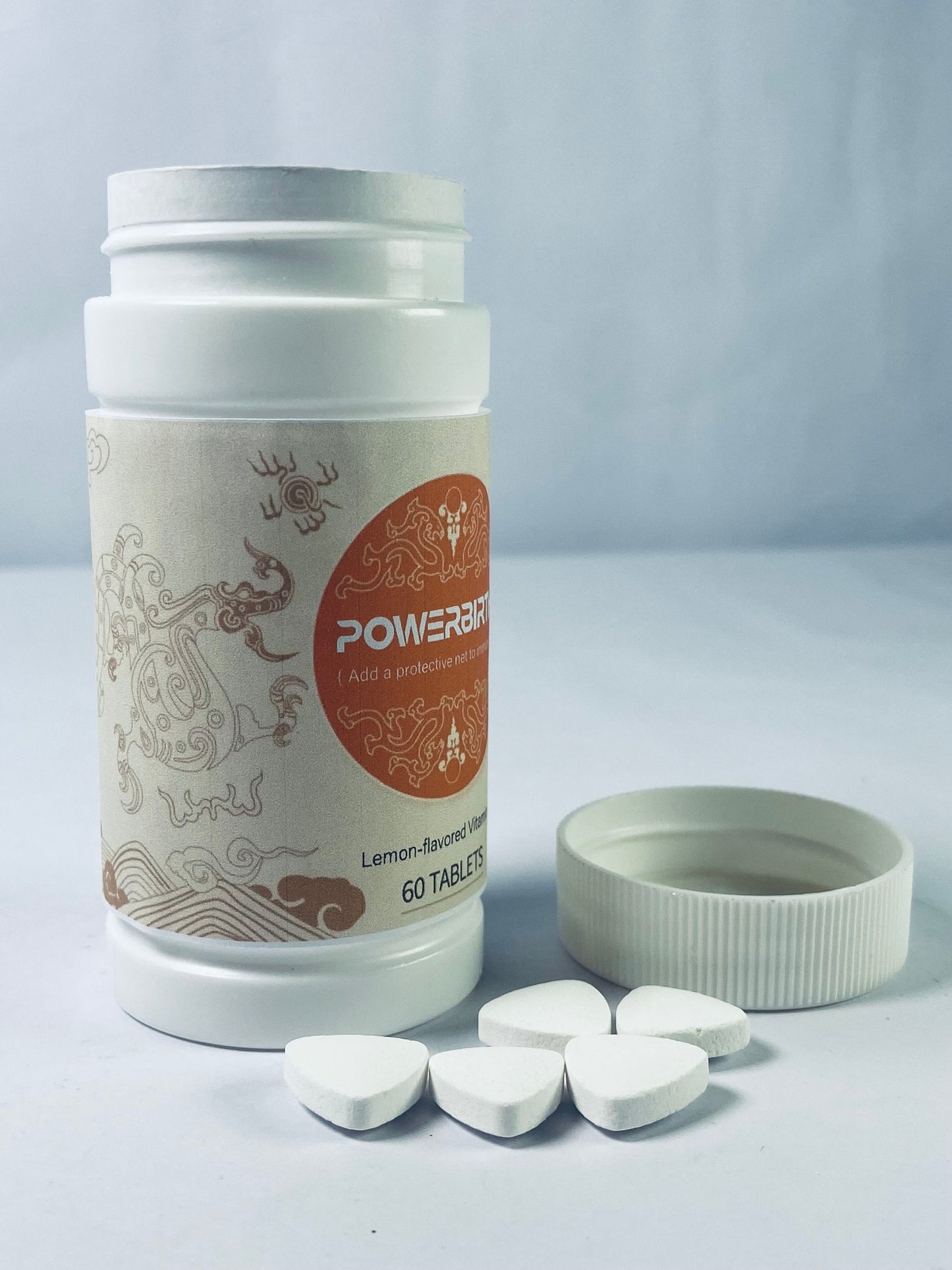 POWERBIRTH Vitamin tablets Vitamin C 1000mg Effervescent Tablets - Potent Immune Support VIT C with Zinc Supplement - Sugar-Free & Vegan Formula | Dissolvable Vitamin C Tablets