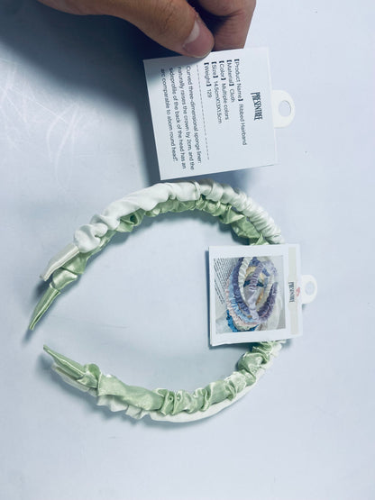 PRESENTREE 2 Pack White and Green Headbands for Girls Women Headbands Trendy Non Slip Hairbands Cute Hair Accessories Multi-styles and Colors Available