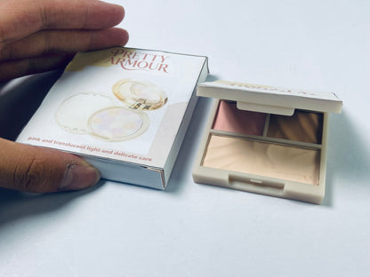 PRETTY ARMOUR 4 Colors Face Matte Blush Palette Shading Blusher