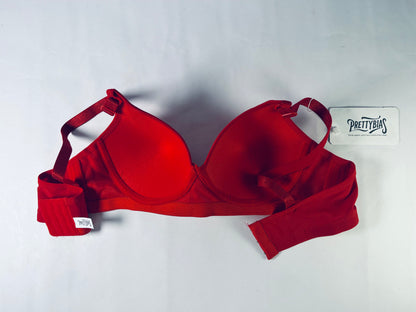 PRETTYBIAS Soft Comfortable Underwire Bras Lightly Padded Underwire Plunge