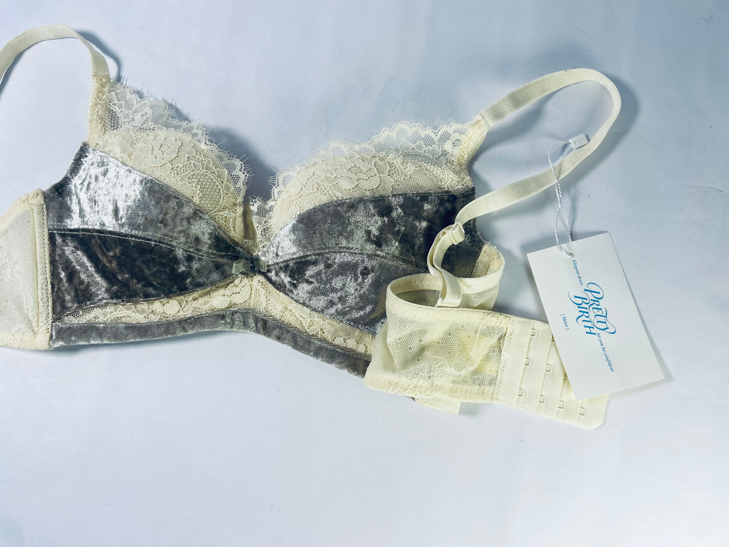 PRETTY BIRTH Bras Women Push Up Bra Plus Size Lace Underwire Soft Padding Lift Up Bra