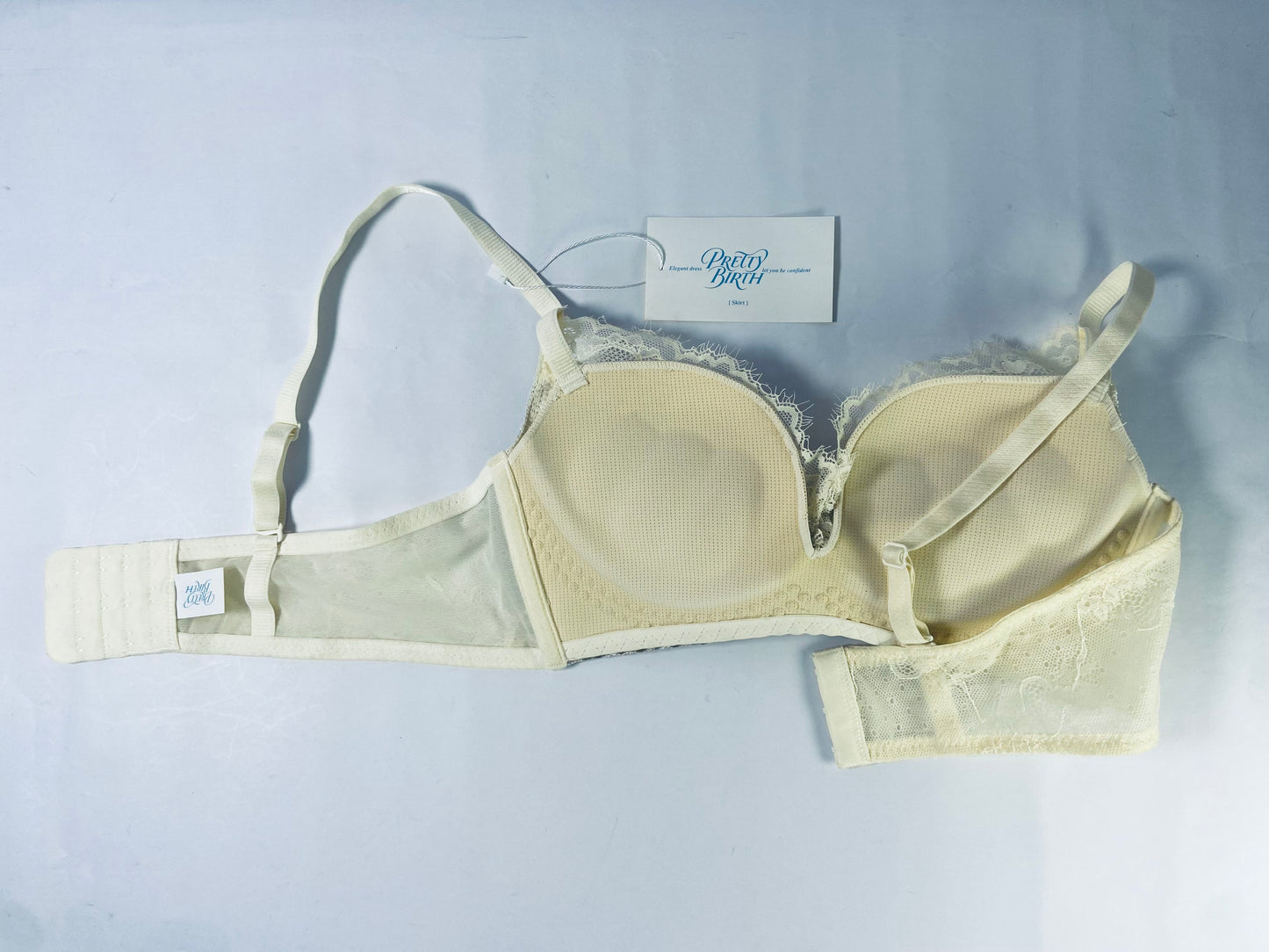 PRETTY BIRTH Bras Women Push Up Bra Plus Size Lace Underwire Soft Padding Lift Up Bra