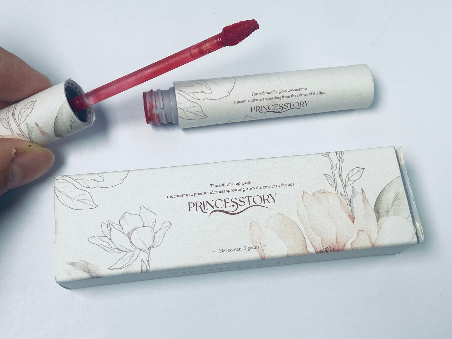 PRINCESSTORY  Lipstick Lasting #11 , Vivid color, Glossy Finish, Long-lasting, moisturizing, Highly-Pigmented, Clear & Natural Makeup, Lip Tint for Daily Use