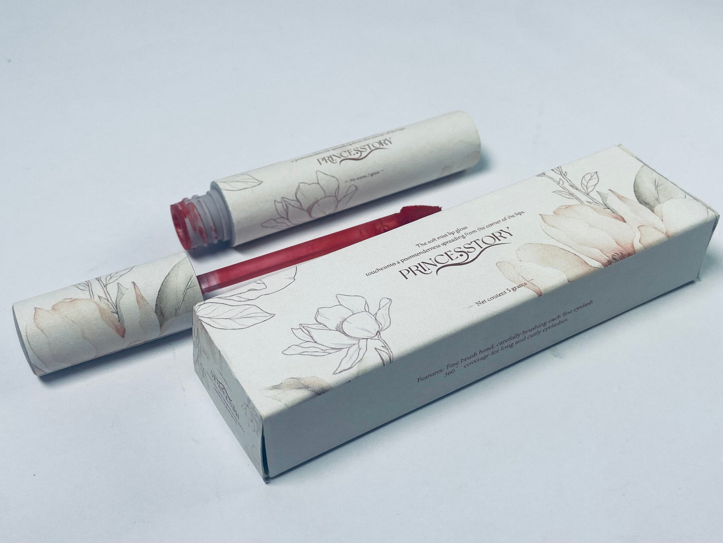PRINCESSTORY  Lipstick Lasting #11 , Vivid color, Glossy Finish, Long-lasting, moisturizing, Highly-Pigmented, Clear & Natural Makeup, Lip Tint for Daily Use