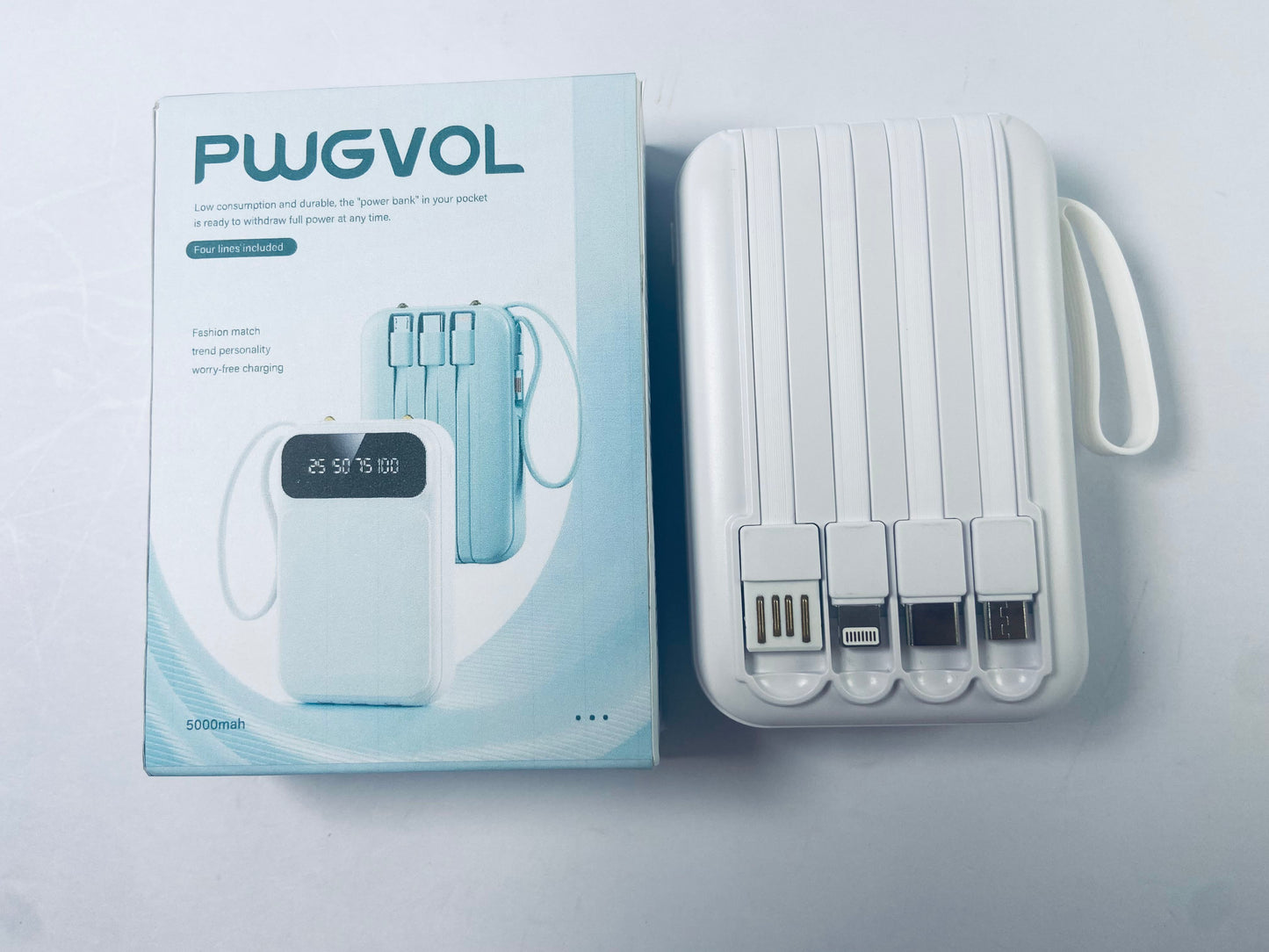 PWGVOL Electronic power banks for charging devices, 25000mAh, PD QC Fast Charging 3-Output Battery Pack, Travel Charger