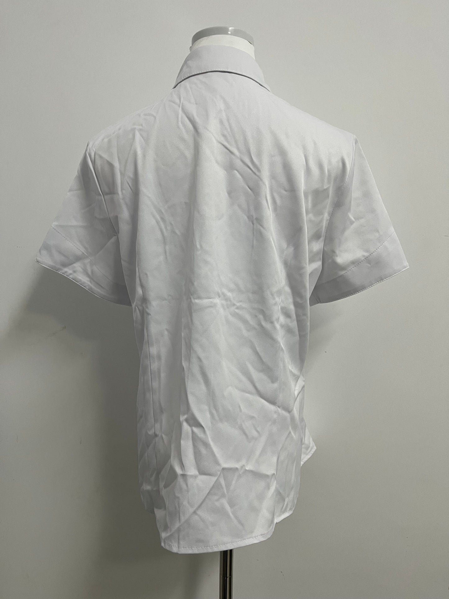 PactBeau Tops Breathable Fabric Formal Short Sleeve Dress Shirt Summer Work Blouses Business Casual
