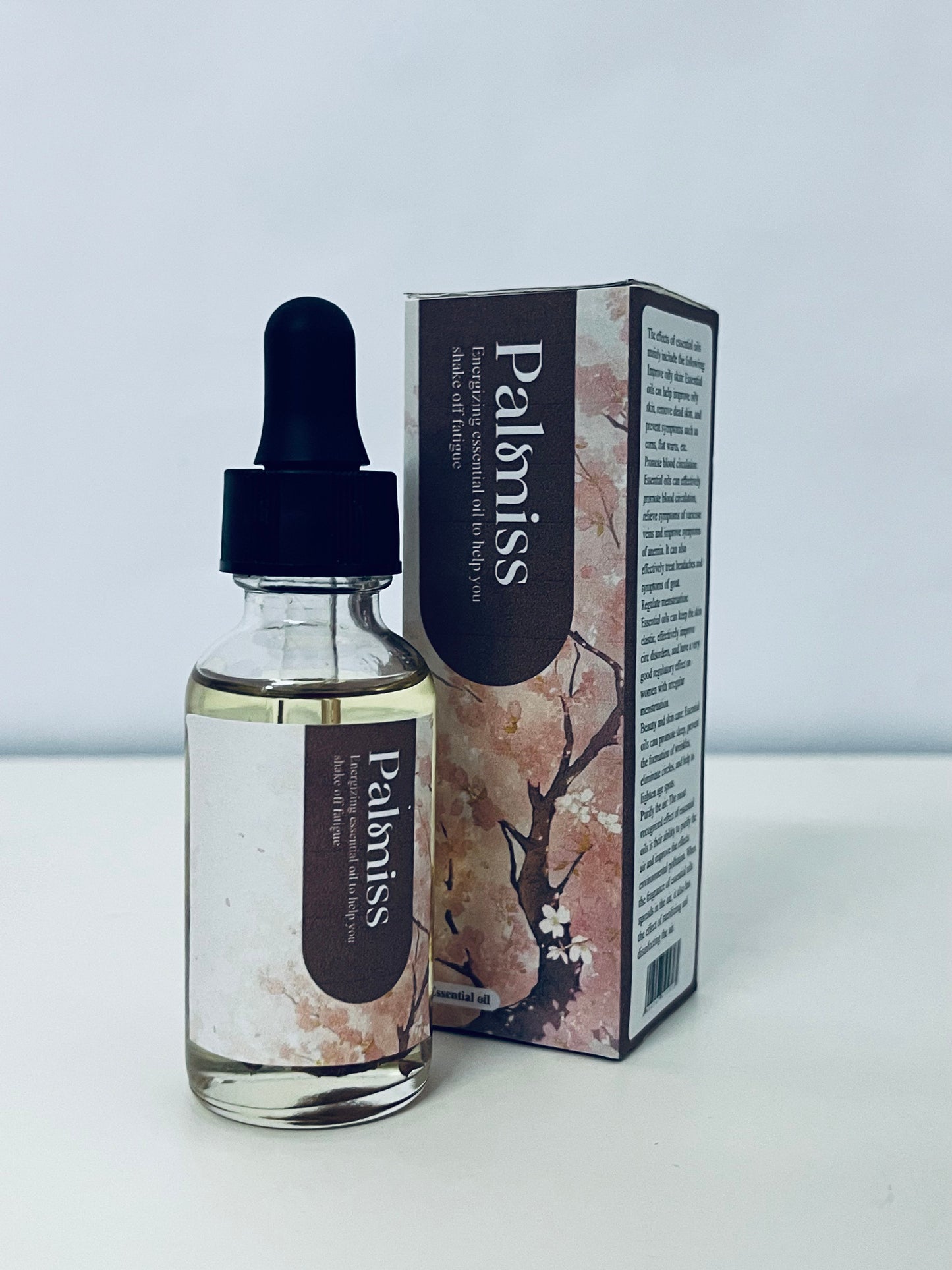 Palmiss Energizing Essential Oil - Shake Off Fatigue, Revitalize Energy, Multi-Effect Care for Body and Mind