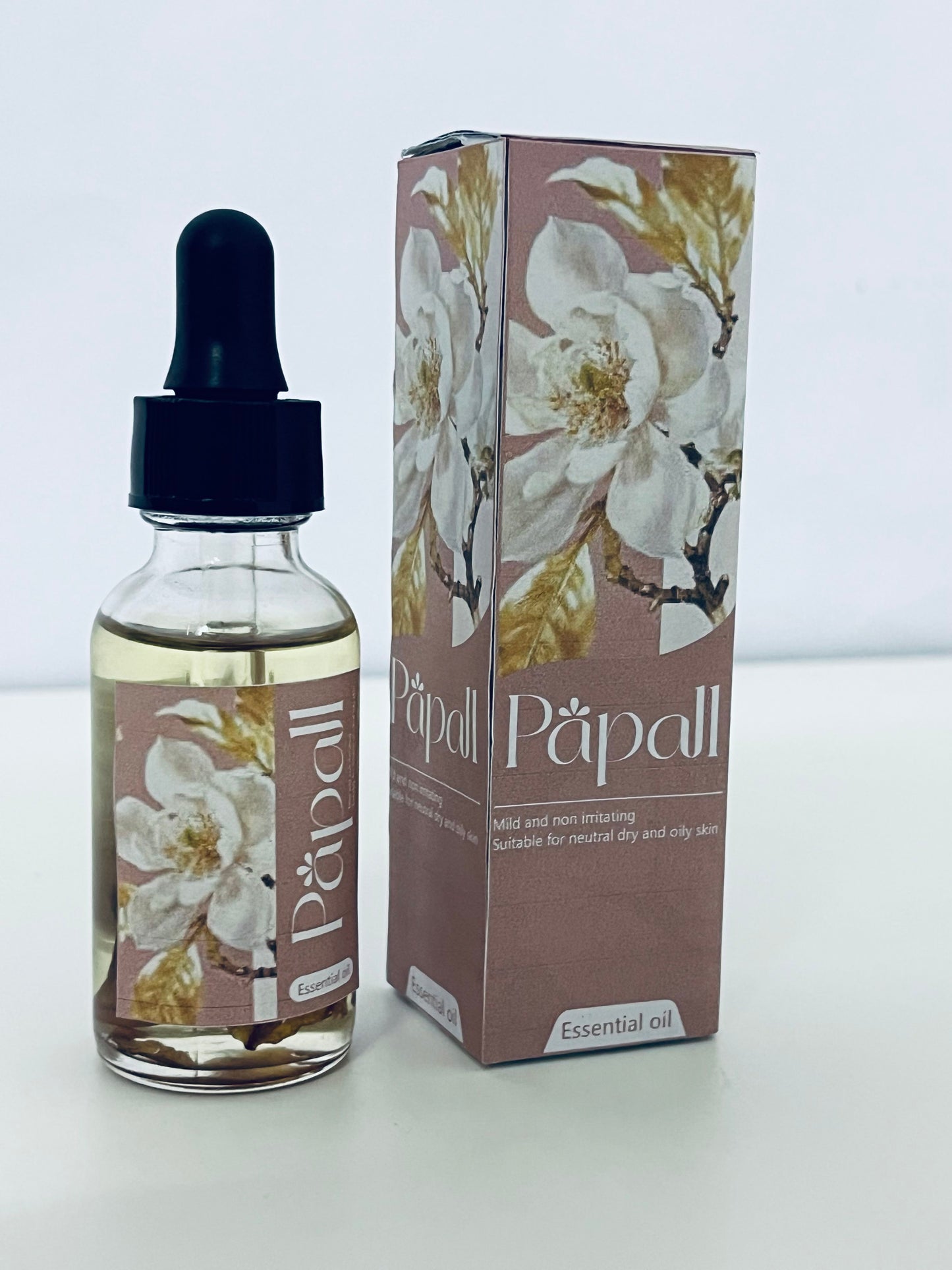 Papall Mild Nourishing Essential Oil Natural Plant Extracts Multi-Skin Type Adaptation Dual Luxury Care for Skin and Mind