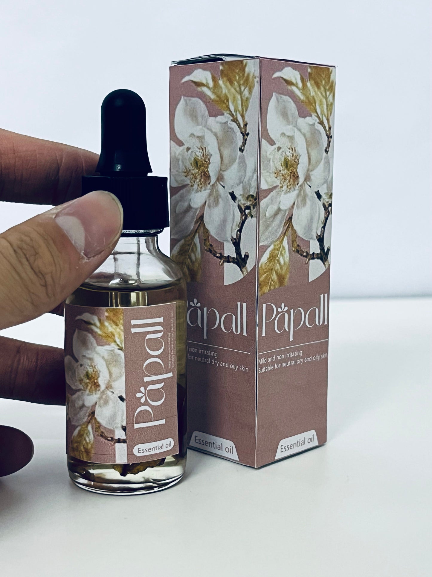 Papall Mild Nourishing Essential Oil Natural Plant Extracts Multi-Skin Type Adaptation Dual Luxury Care for Skin and Mind