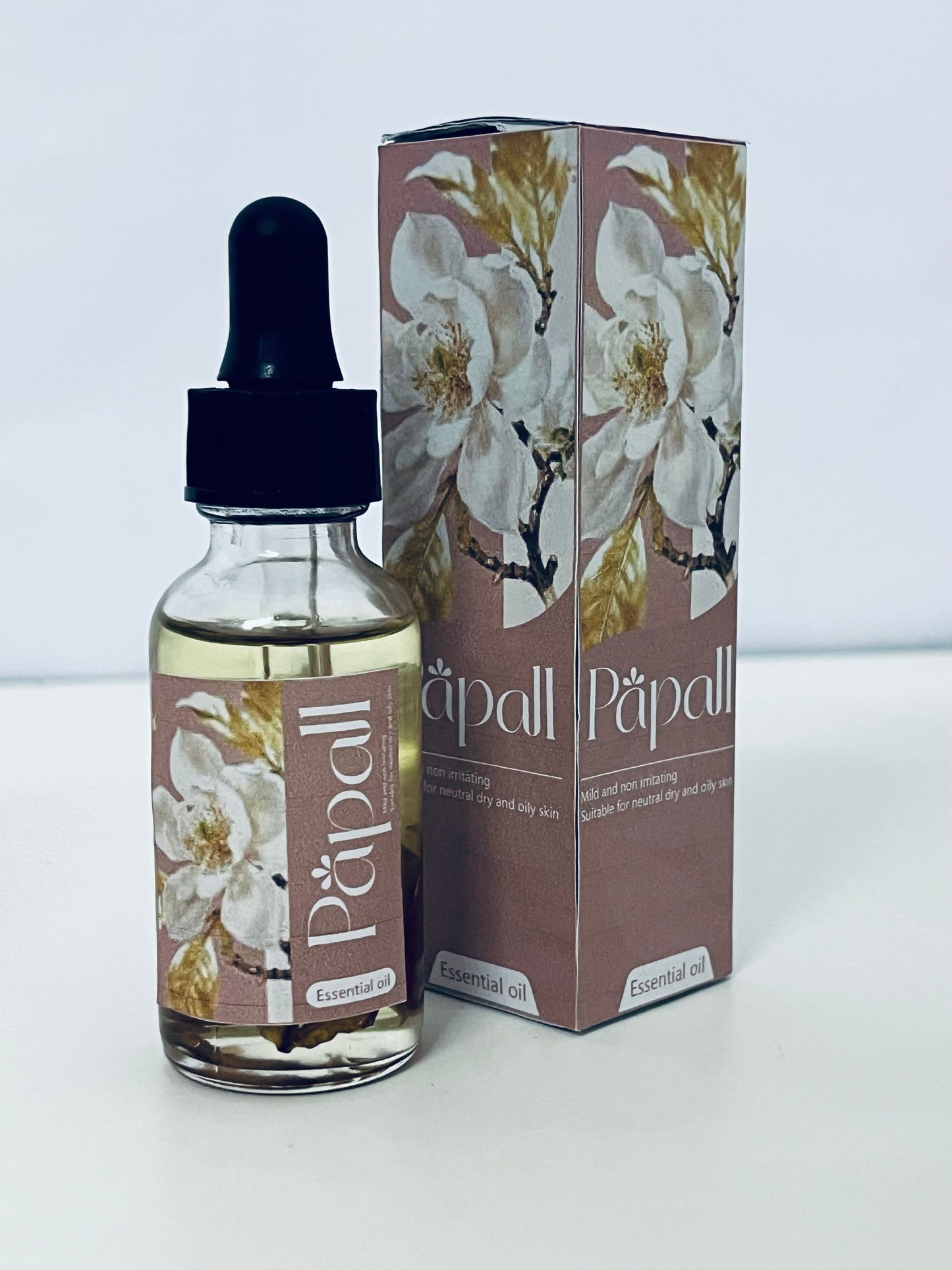 Papall Mild Nourishing Essential Oil Natural Plant Extracts Multi-Skin Type Adaptation Dual Luxury Care for Skin and Mind