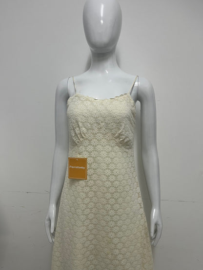 【Parrotbaby Dresses】——Parrotbaby French Lace Slip Maxi Dress - Your Go-To for Effortless Elegance