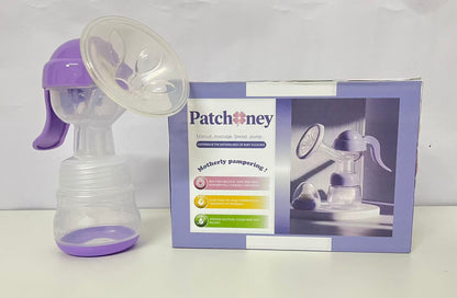 Patchoney Manual Massage Breast Pump Bionic Design Strong Suction & Easy Operation A Thoughtful Feeding Tool for Breastfeeding Moms