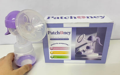 Patchoney Manual Massage Breast Pump Bionic Design Strong Suction & Easy Operation A Thoughtful Feeding Tool for Breastfeeding Moms