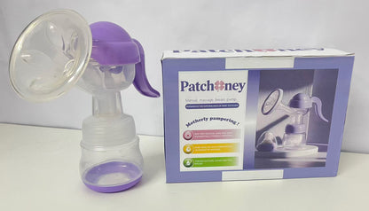 Patchoney Manual Massage Breast Pump Bionic Design Strong Suction & Easy Operation A Thoughtful Feeding Tool for Breastfeeding Moms