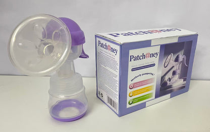 Patchoney Manual Massage Breast Pump Bionic Design Strong Suction & Easy Operation A Thoughtful Feeding Tool for Breastfeeding Moms