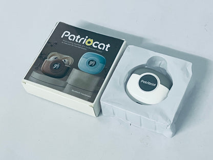 Patriocat Wireless Earbuds 5.49 Bluetooth TWS In-Ear LED Digital Display Earphones IPX-5 Waterproof 30 Hours Total Playtime 180 Hours Standby HiFi Stereo ENC Headphones White