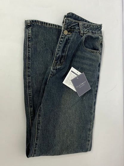 Peachoney Women's Skinny Stretch Jeans Frayed Raw Hem Slim Fit Jeans Ripped Denim Pants