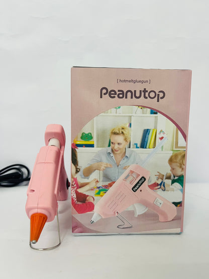 Peanutop 20W Mini Hot Glue Gun Kit - Fast Heating 2 Mins, Portable & Lightweight for Crafts, DIY, Home Repairs, All-Purpose Adhesive Bonding
