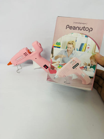 Peanutop 20W Mini Hot Glue Gun Kit - Fast Heating 2 Mins, Portable & Lightweight for Crafts, DIY, Home Repairs, All-Purpose Adhesive Bonding