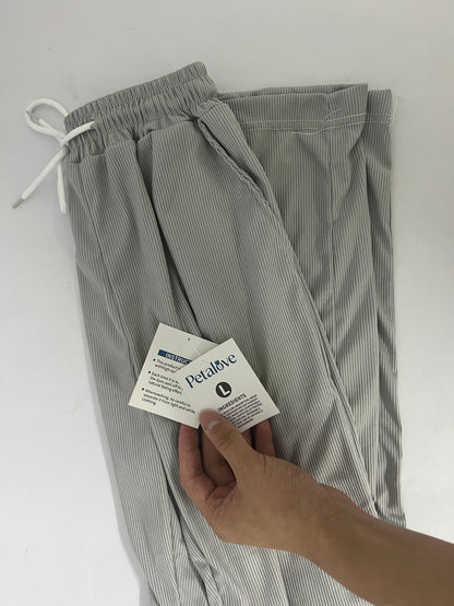 Petalove Pants Pockets High Waist Drawstring Loose Trousers