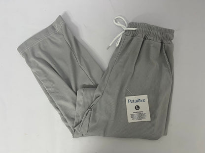Petalove Pants Pockets High Waist Drawstring Loose Trousers