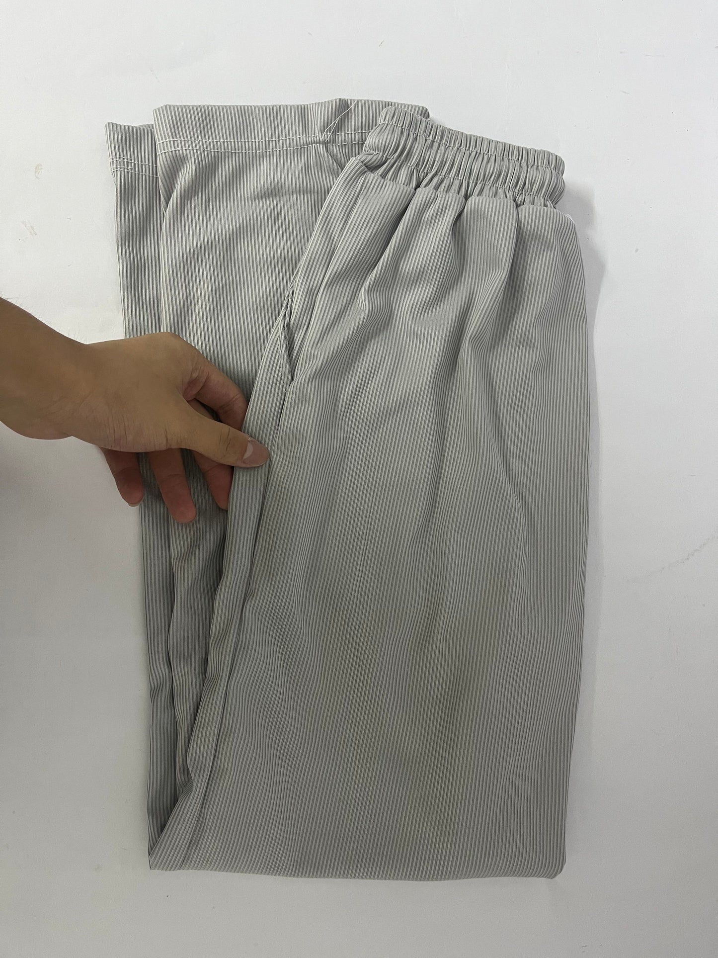Petalove Pants Pockets High Waist Drawstring Loose Trousers