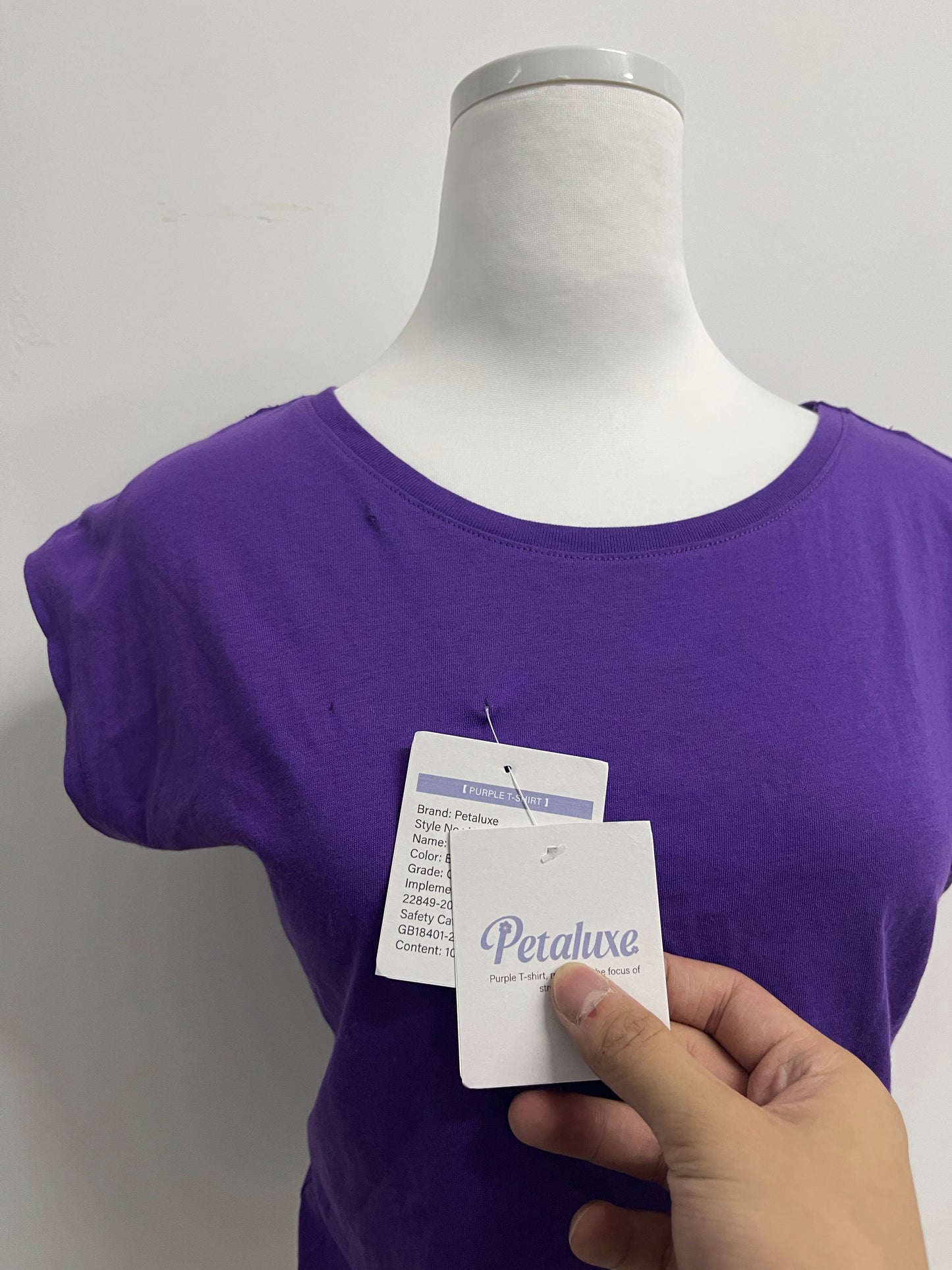 Petaluxe Women's Slim Fit Crew Neck Short Sleeve Longline Tee
