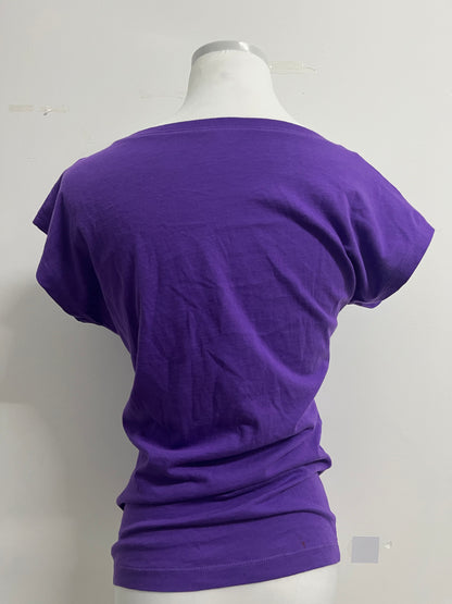 Petaluxe Women's Slim Fit Crew Neck Short Sleeve Longline Tee