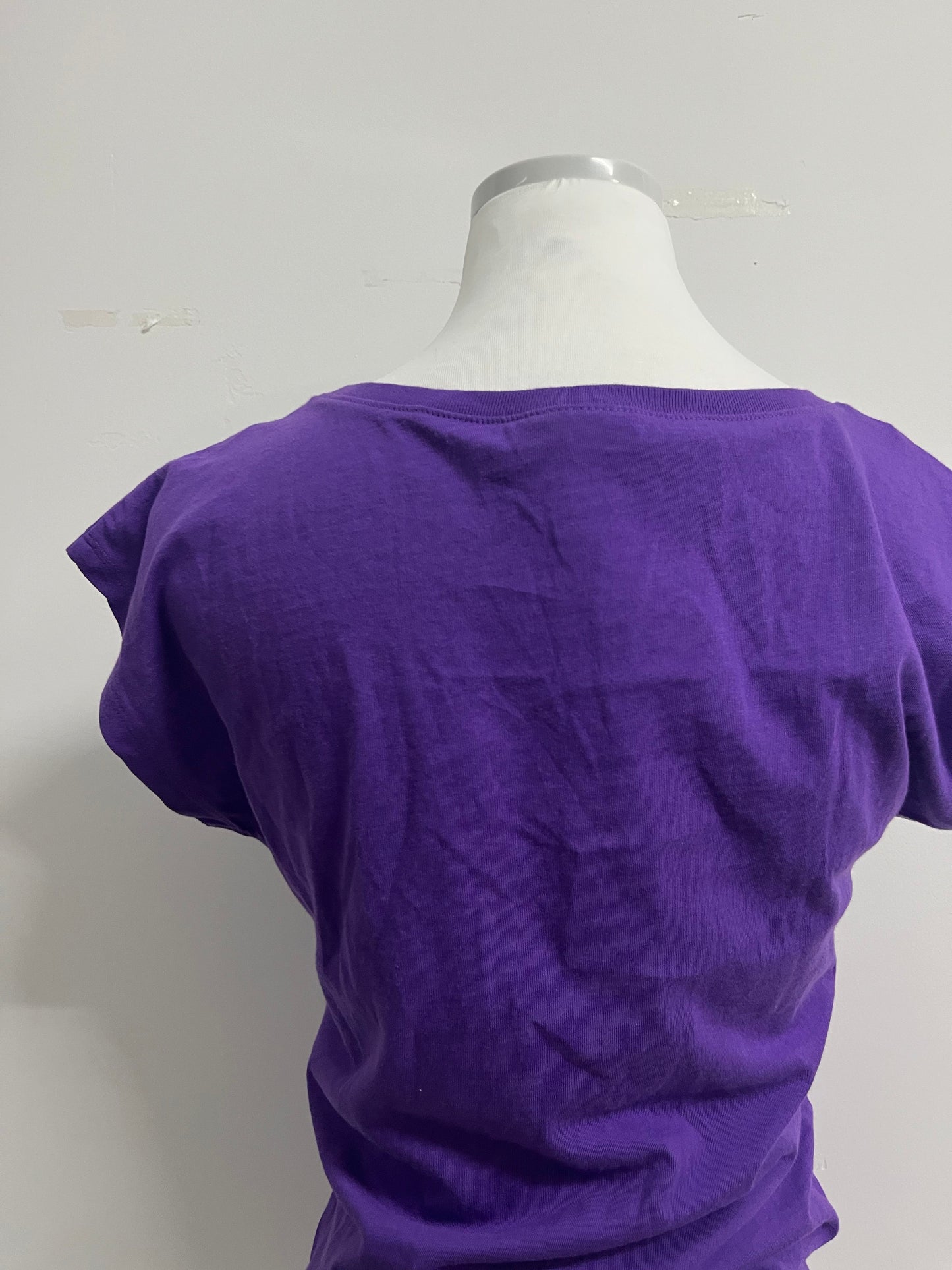 Petaluxe Women's Slim Fit Crew Neck Short Sleeve Longline Tee